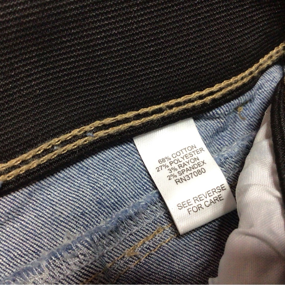 Cato 12p Women's Straight Leg Blue Jeans (0205) - Picture 6 of 10